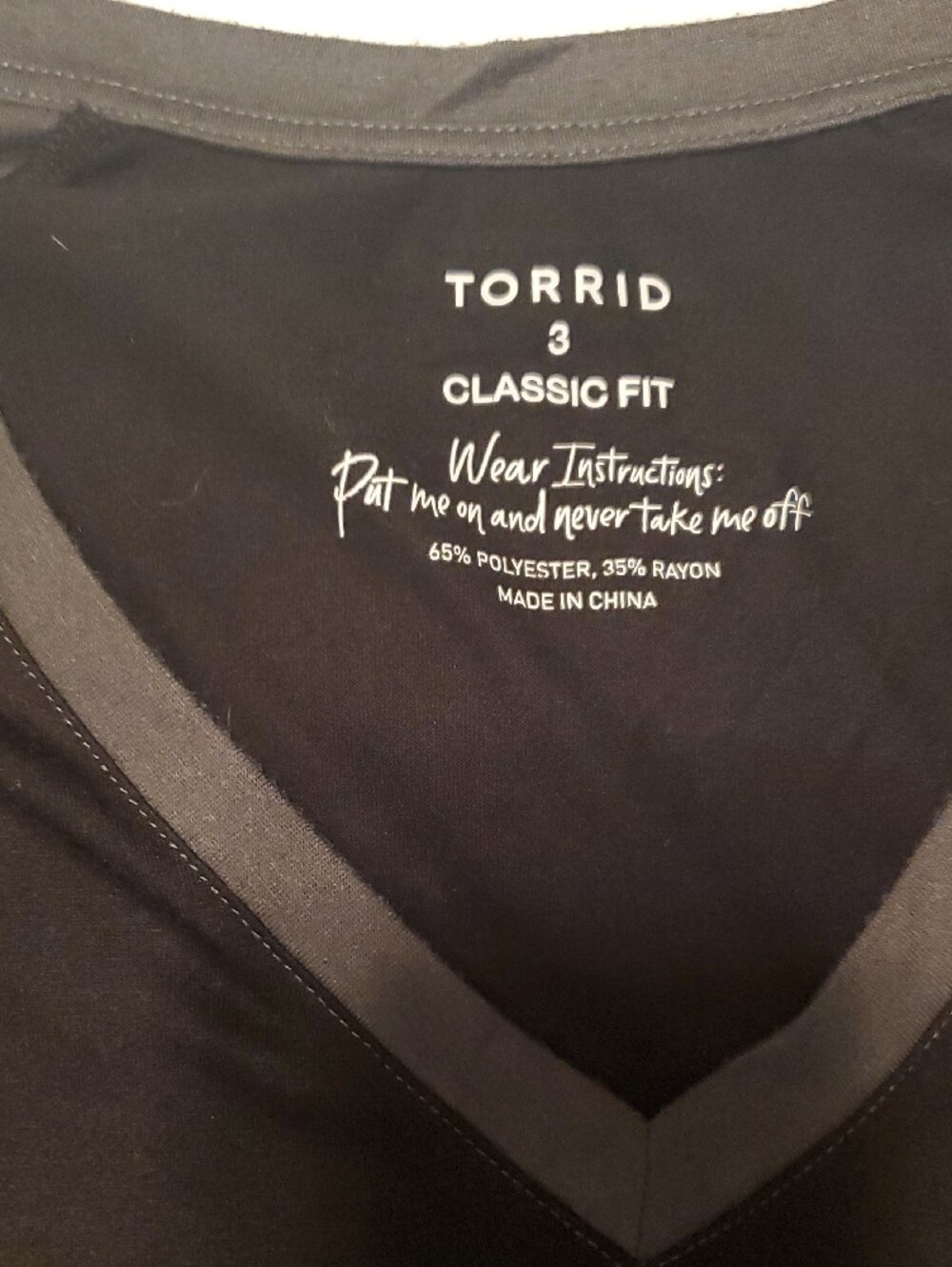 Torrid Black & Gray 'Never Stop Exploring' Long-Sleeve Shirt size 3X - Picture 2 of 5